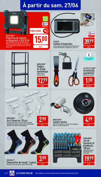 Aldi Dépliant 22.06.2026