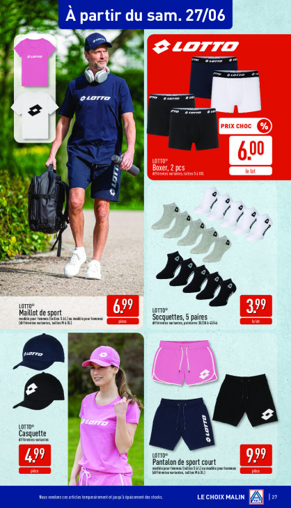 Aldi Dépliant 22.06.2026