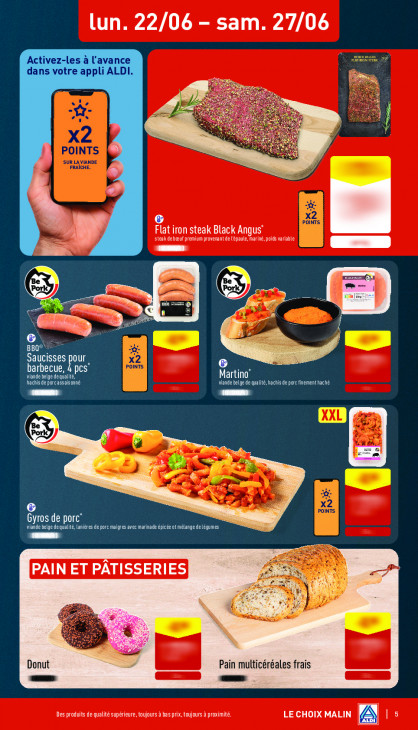 Aldi Dépliant 22.06.2026