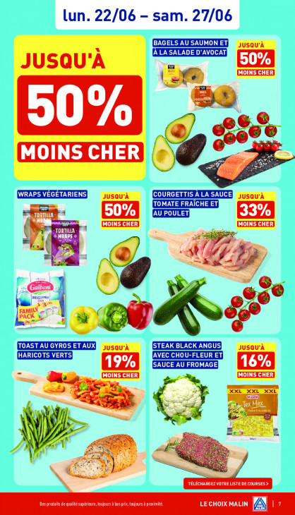 Aldi Dépliant 22.06.2026