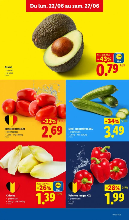 Lidl Dépliant 22.06.2026