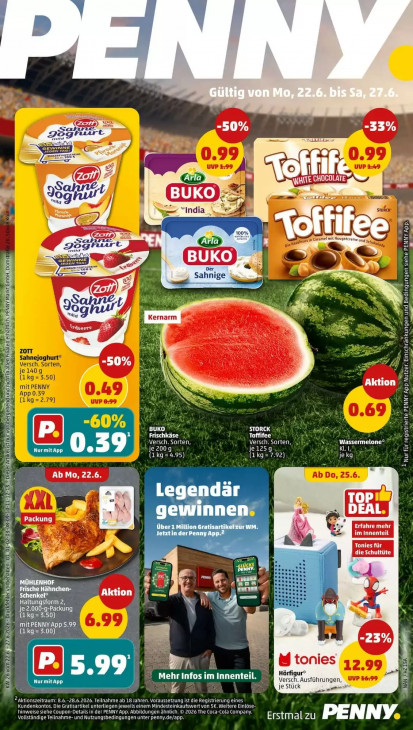 Penny Angebote ab 22.06.26 bis 27.06.26