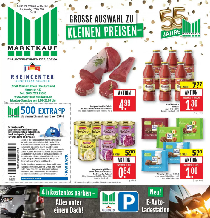 Marktkauf Angebote ab 22.06.26 - bis 27.06.26