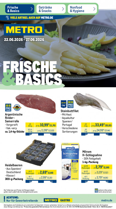 Metro Angebote ab 22.06.26 - bis 27.06.26