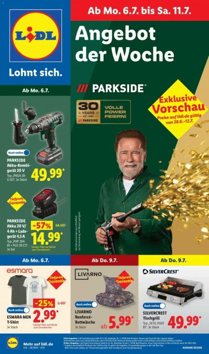 Lidl Angebote ab 06.07.26 - bis 11.07.26