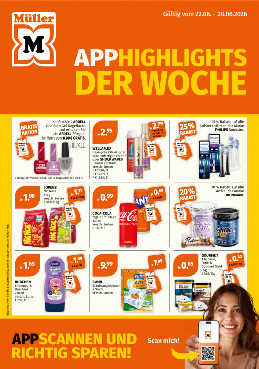 Müller Angebote ab 22.06.26 - bis 28.06.26
