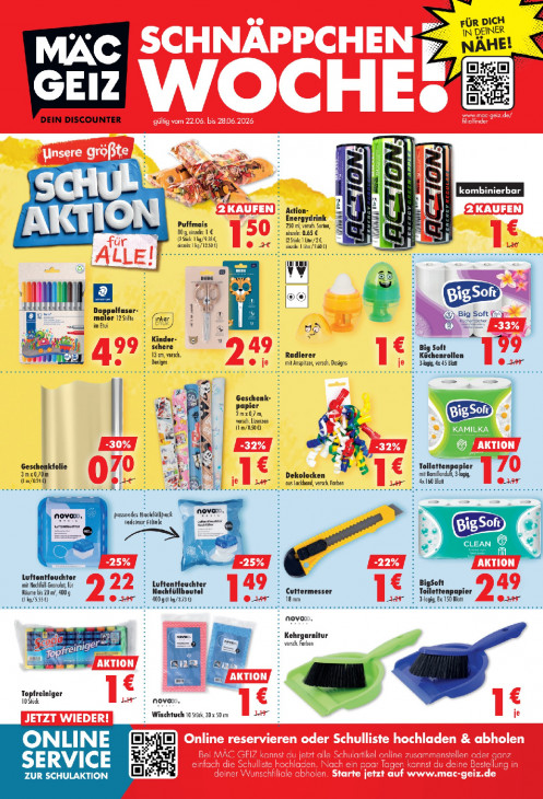 Mäc Geiz Angebote ab 22.06.26 - bis 28.06.26