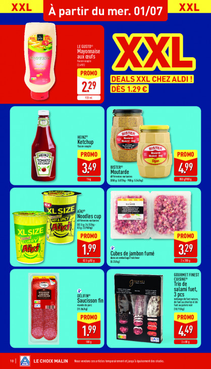 Aldi Dépliant 29.06.2026