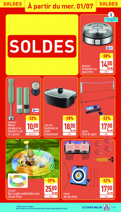 Aldi Dépliant 29.06.2026