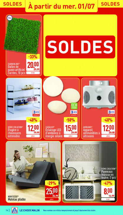Aldi Dépliant 29.06.2026