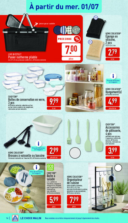 Aldi Dépliant 29.06.2026