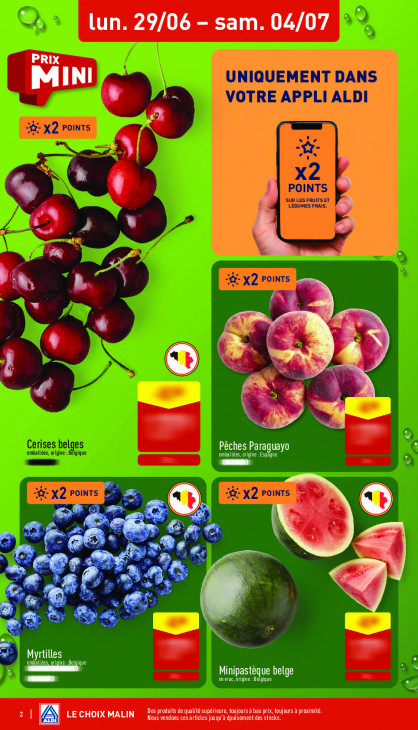 Aldi Dépliant 29.06.2026