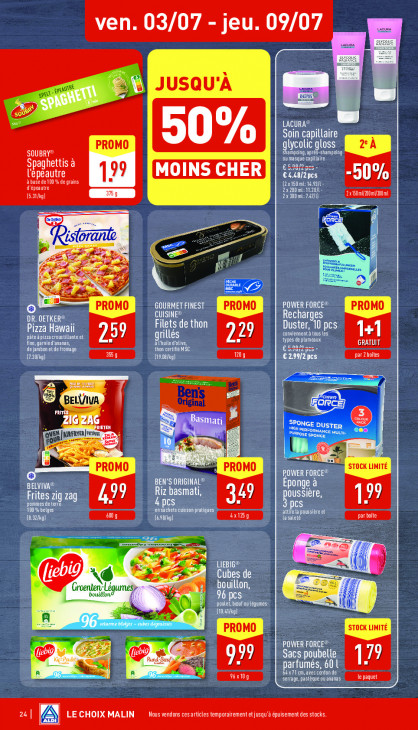 Aldi Dépliant 29.06.2026