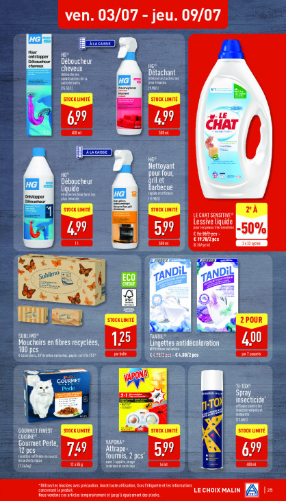 Aldi Dépliant 29.06.2026