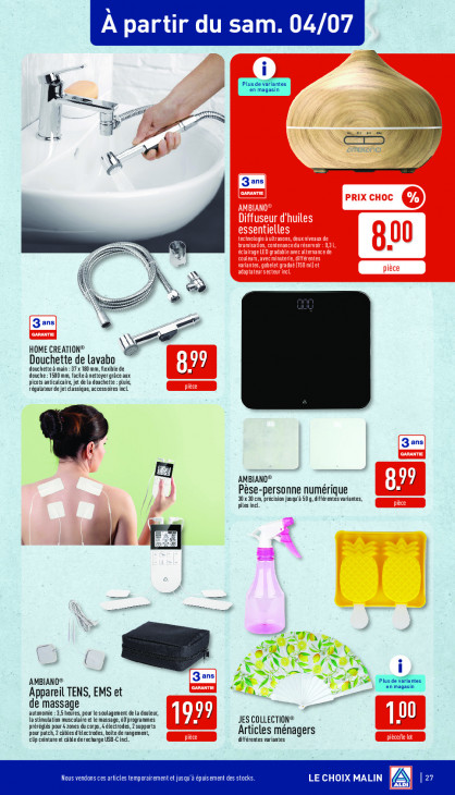 Aldi Dépliant 29.06.2026