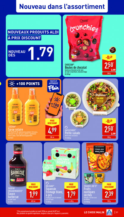 Aldi Dépliant 29.06.2026