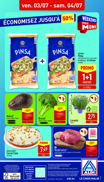 Aldi Dépliant 29.06.2026