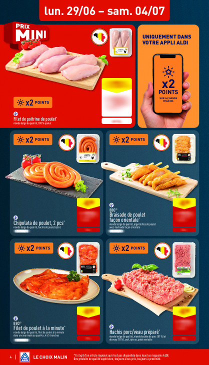 Aldi Dépliant 29.06.2026