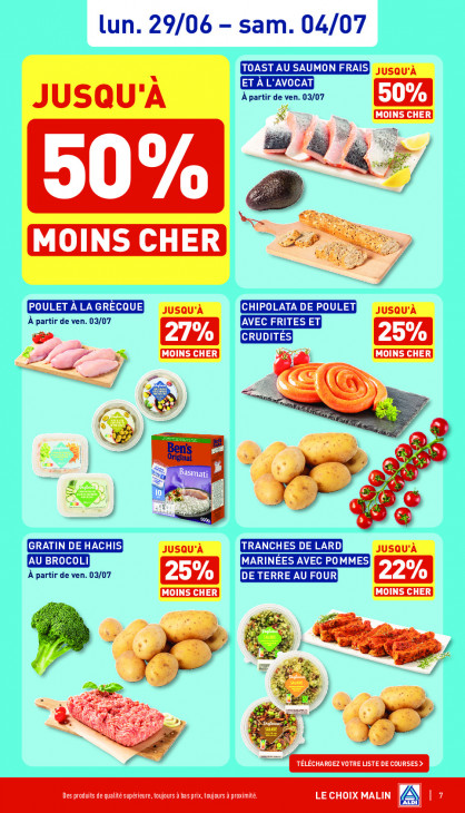 Aldi Dépliant 29.06.2026