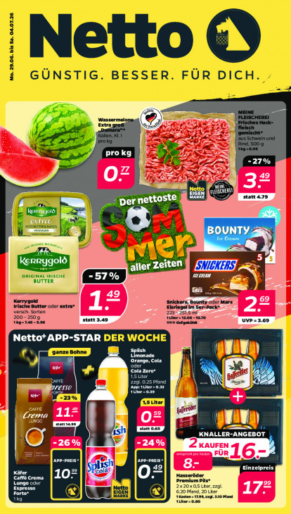 Netto Angebote ab 29.06.26 - bis 04.07.26