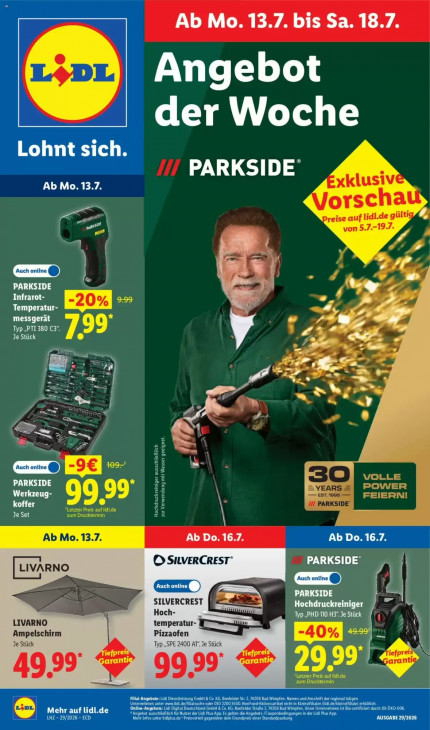 Lidl Angebote ab 13.07.26 - bis 18.07.26