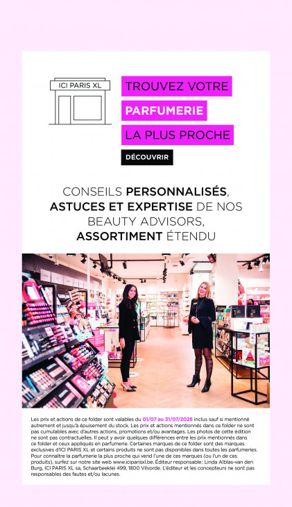 ICI Paris XL Dépliant 01.07.2026