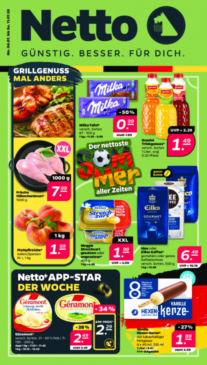 Netto Angebote ab 06.07.26 - bis 11.07.26