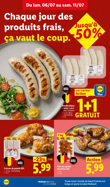Lidl Dépliant 06.07.2026
