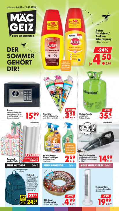 Mäc Geiz Angebote ab 06.07.26 - bis 11.07.26