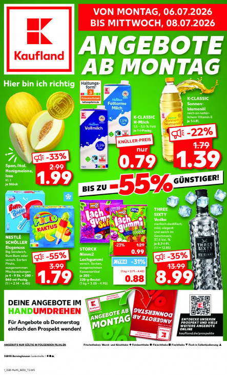 Kaufland Angebote ab 06.07.26 bis 08.07.26