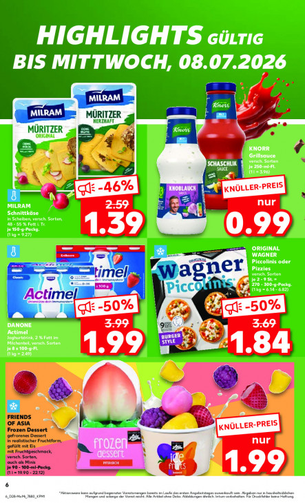Kaufland Angebote ab 06.07.26 bis 08.07.26
