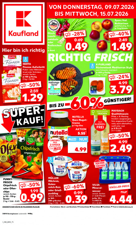 Kaufland Angebote ab 09.07.26 bis 15.07.26