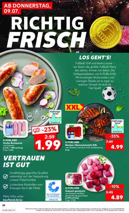 Kaufland Angebote ab 09.07.26 bis 15.07.26