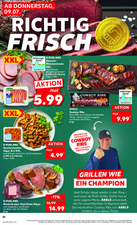 Kaufland Angebote ab 09.07.26 bis 15.07.26