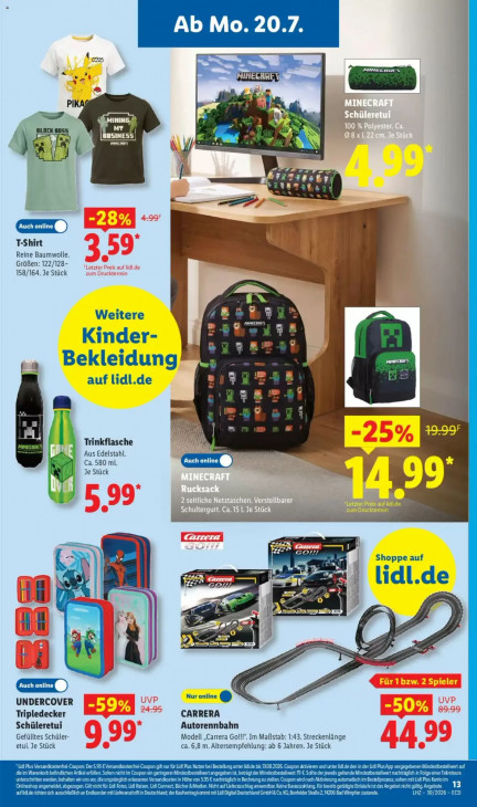 Lidl Angebote ab 20.07.26 bis 25.07.26