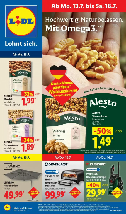Lidl Angebote ab 13.07.26 bis 18.07.26