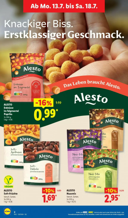 Lidl Angebote ab 13.07.26 bis 18.07.26