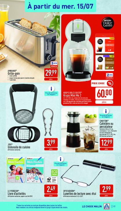 Aldi Dépliant 13.07.2026