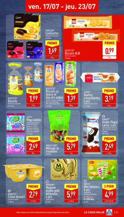 Aldi Dépliant 13.07.2026