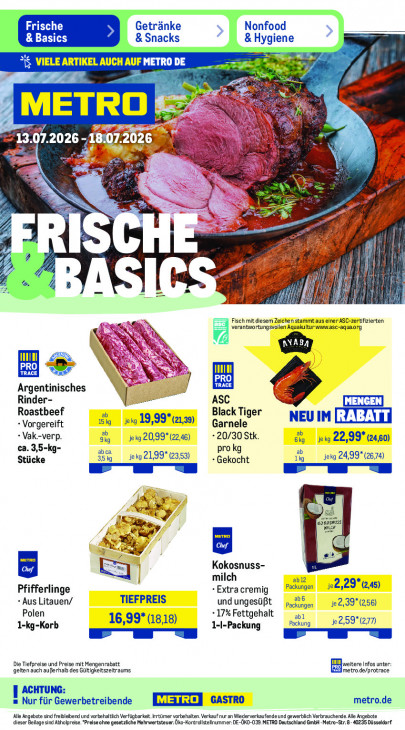 Metro Angebote ab 13.07.26 - bis 18.07.26