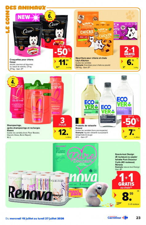 Carrefour Dépliant 15.07.2026