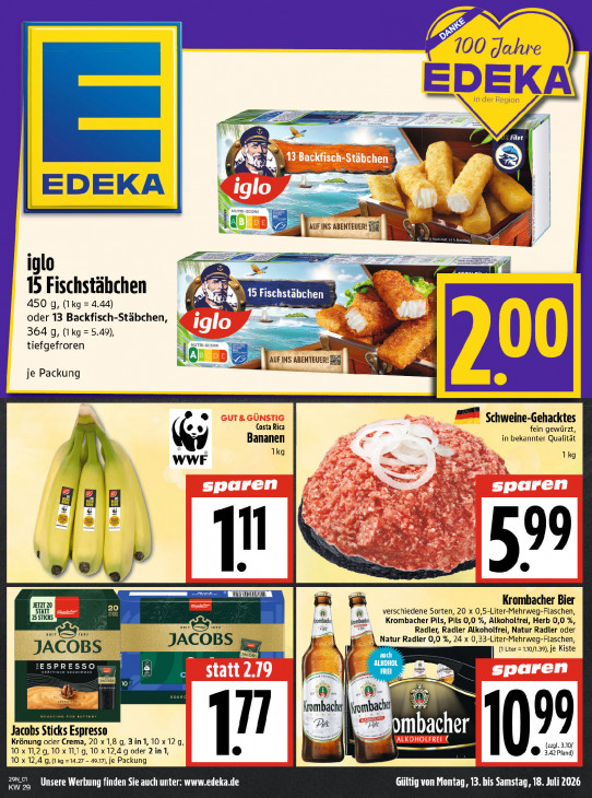 Edeka Angebote ab 13.07.26 - bis 18.07.26
