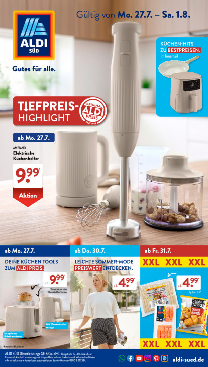 Aldi Süd Angebote ab 27.07.26 - bis 01.08.26
