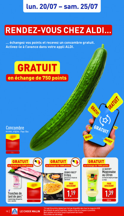 Aldi Dépliant 20.07.2026