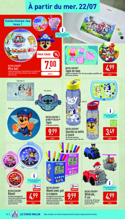 Aldi Dépliant 20.07.2026