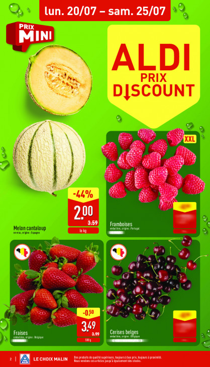 Aldi Dépliant 20.07.2026