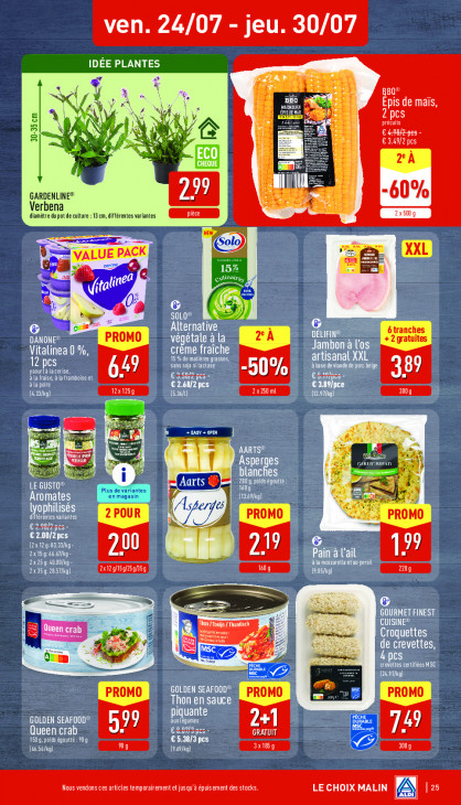 Aldi Dépliant 20.07.2026