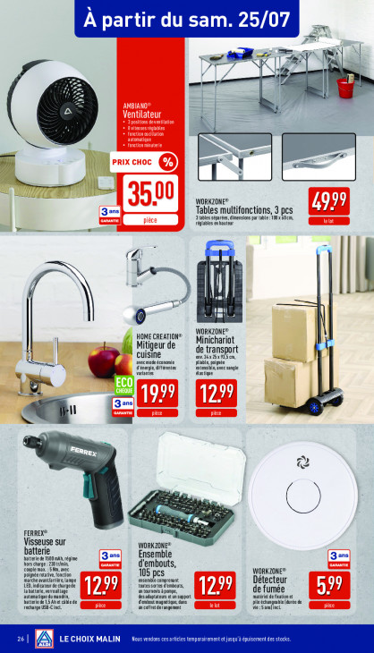 Aldi Dépliant 20.07.2026