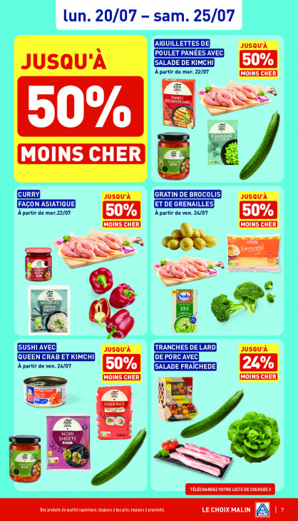 Aldi Dépliant 20.07.2026