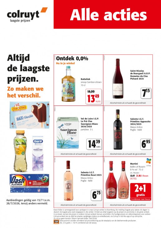 Colruyt 15.07.26 - 28.07.26